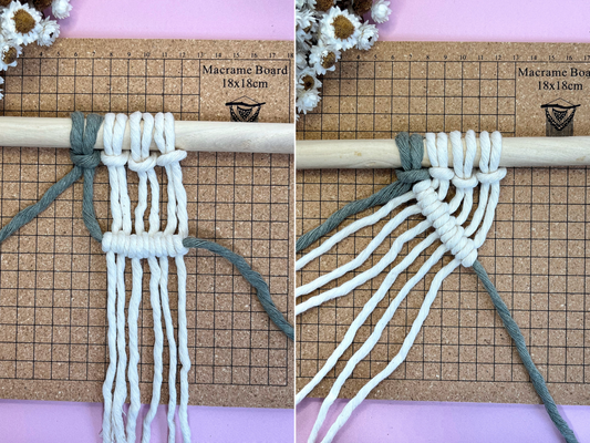 Macrame 101: Double Half Hitch Knot