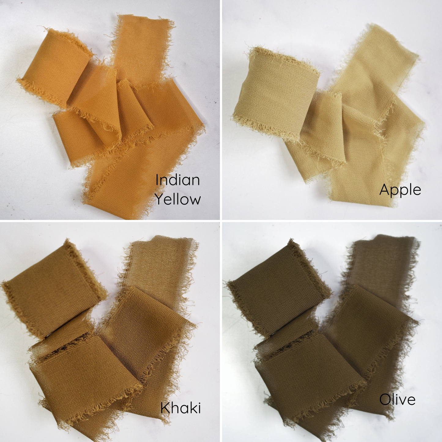 Luxury Chiffon Ribbon Rolls - 5 Meters