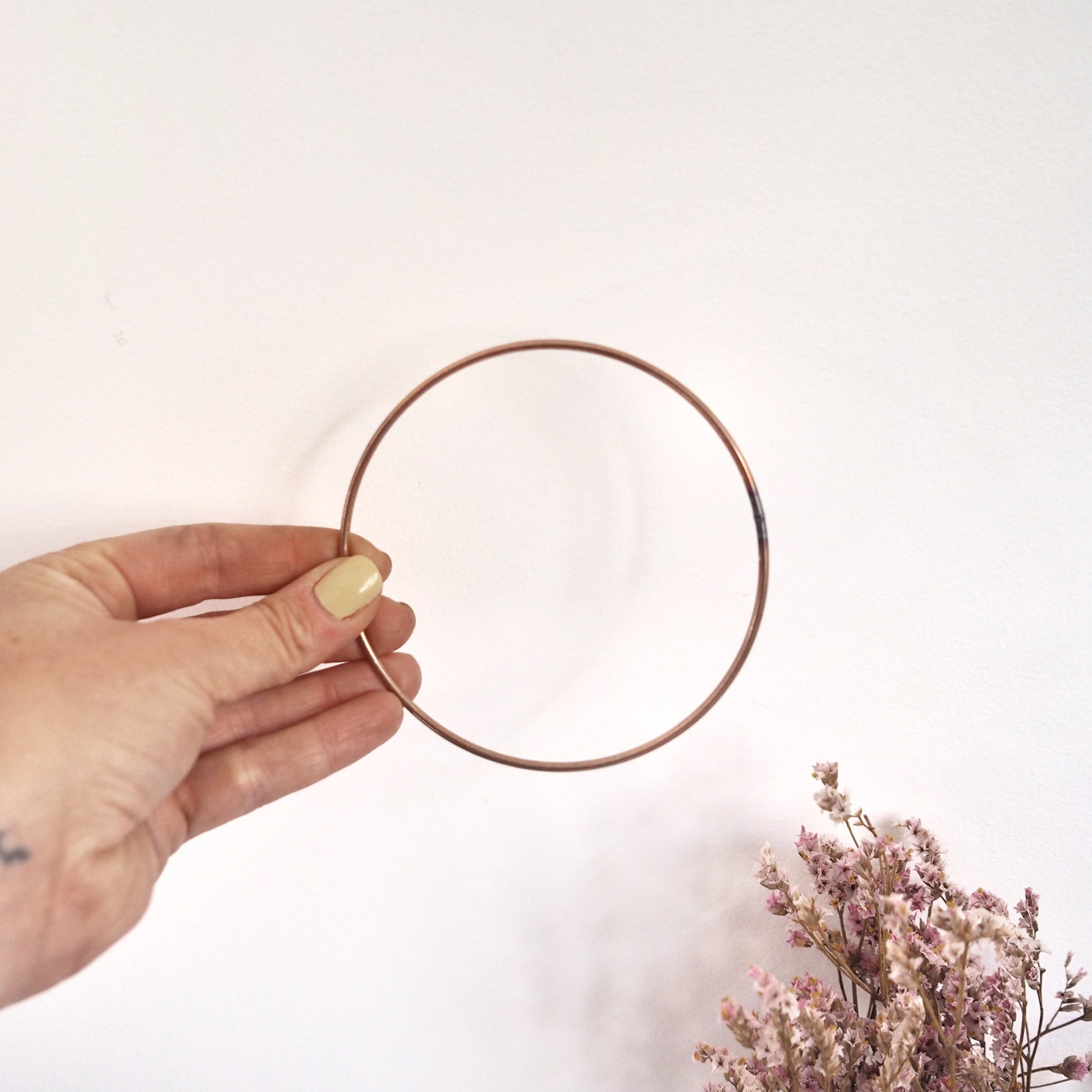 Copper Metal Hoop Frame The Joyful Studio