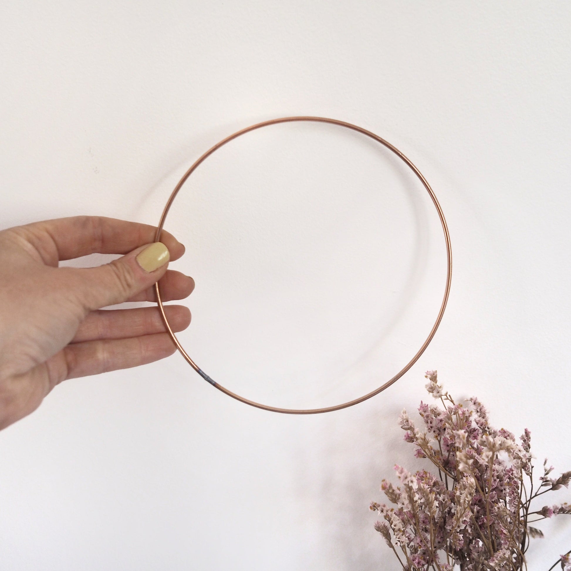 Copper Metal Hoop Frame The Joyful Studio