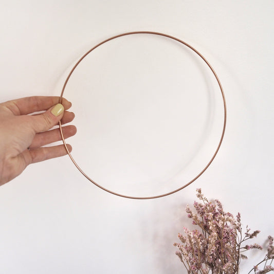 Copper Metal Hoop Frame The Joyful Studio