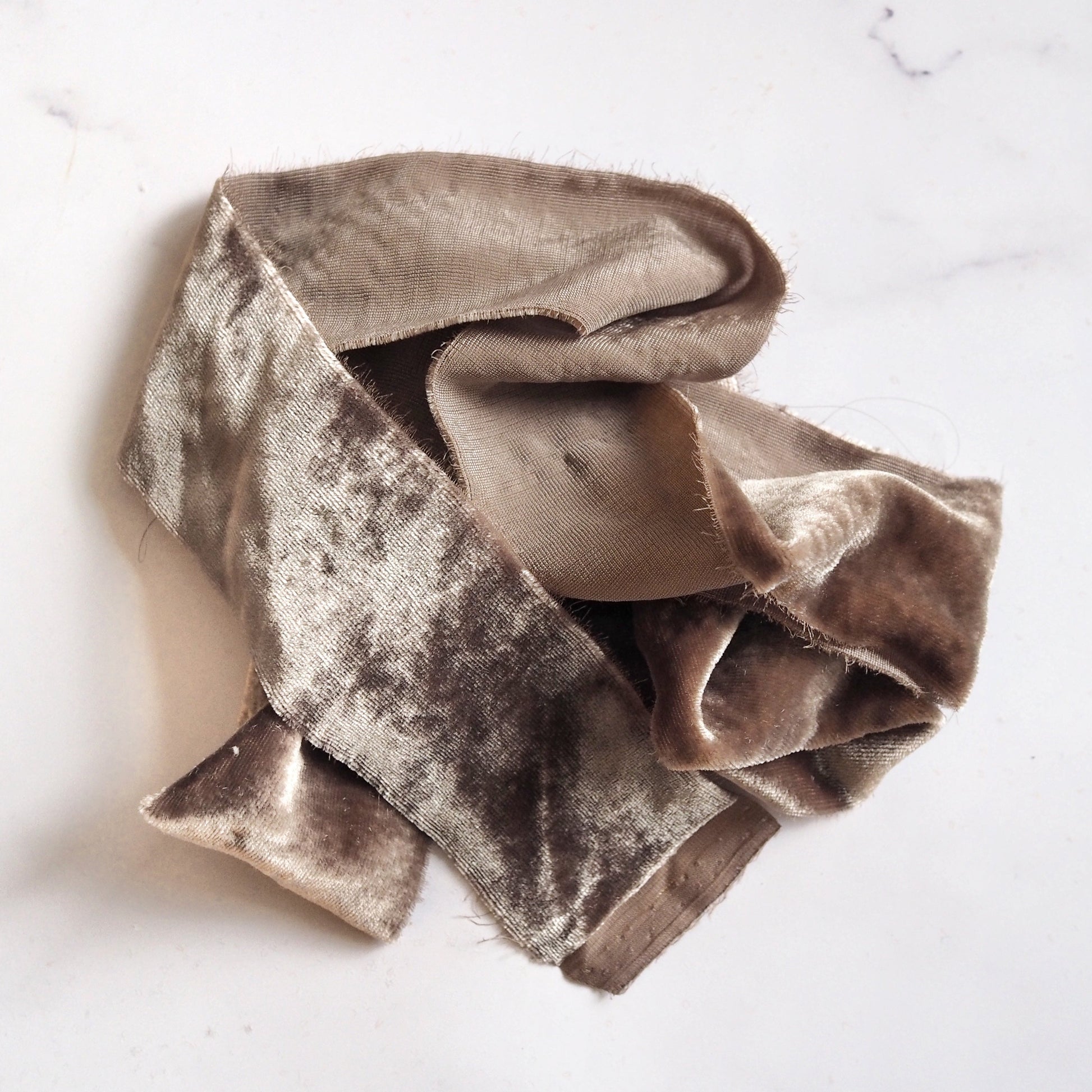 Silk Velvet Ribbon Mushroom The Joyful Studio