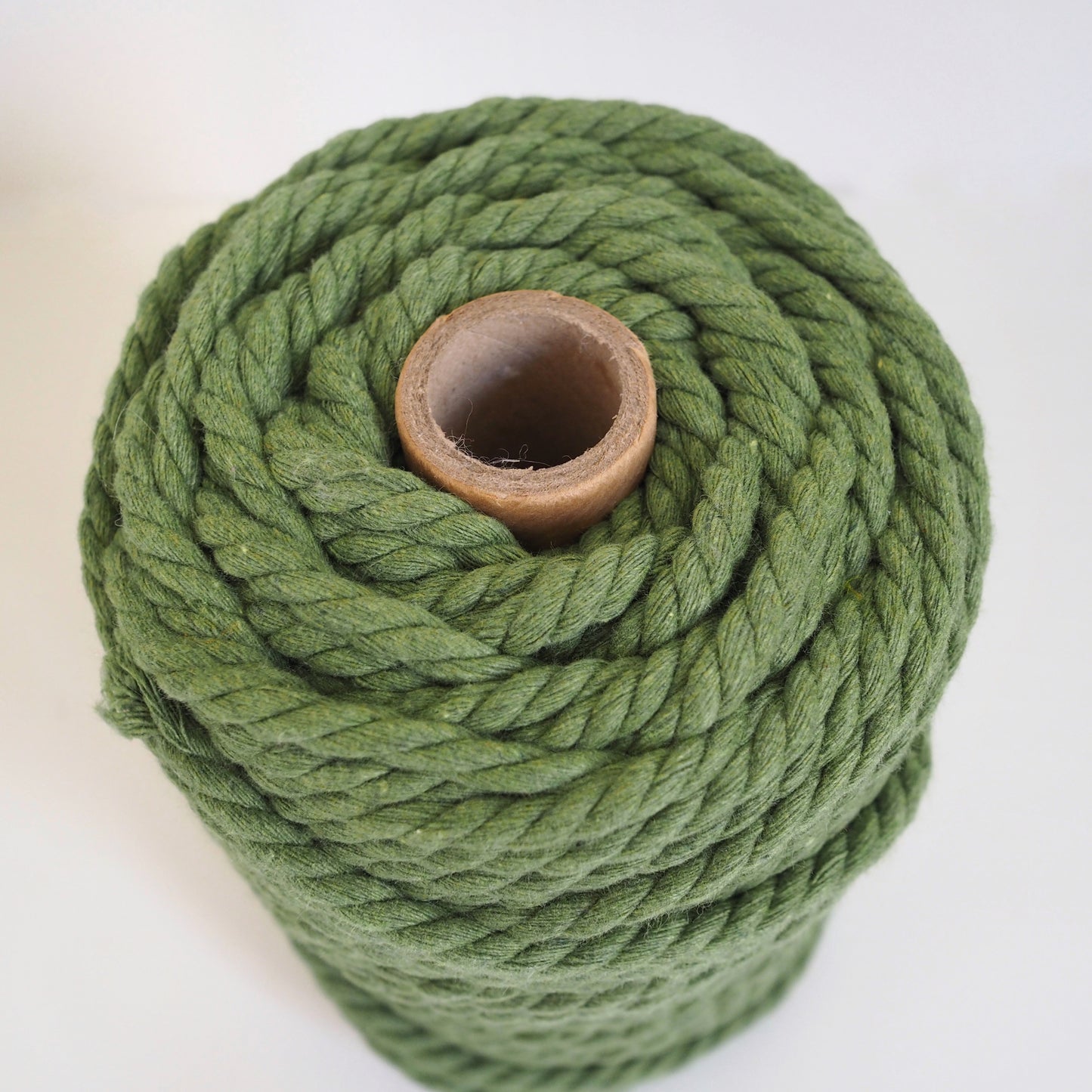 7mm Twisted Cotton Rope | Eucalyptus Green The Joyful Studio