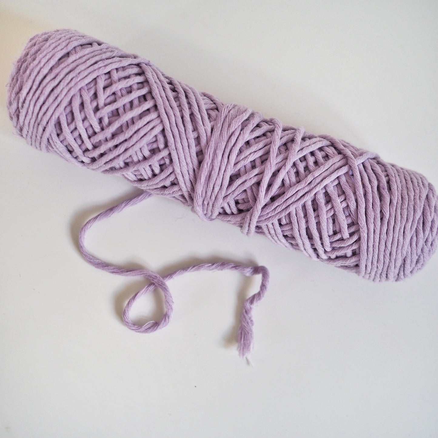 3mm Cotton Single Twist String | Lilac The Joyful Studio