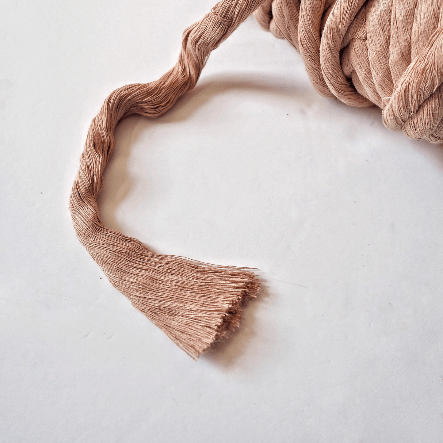 Antique Peach | 12mm Recycled Cotton String The Joyful Studio