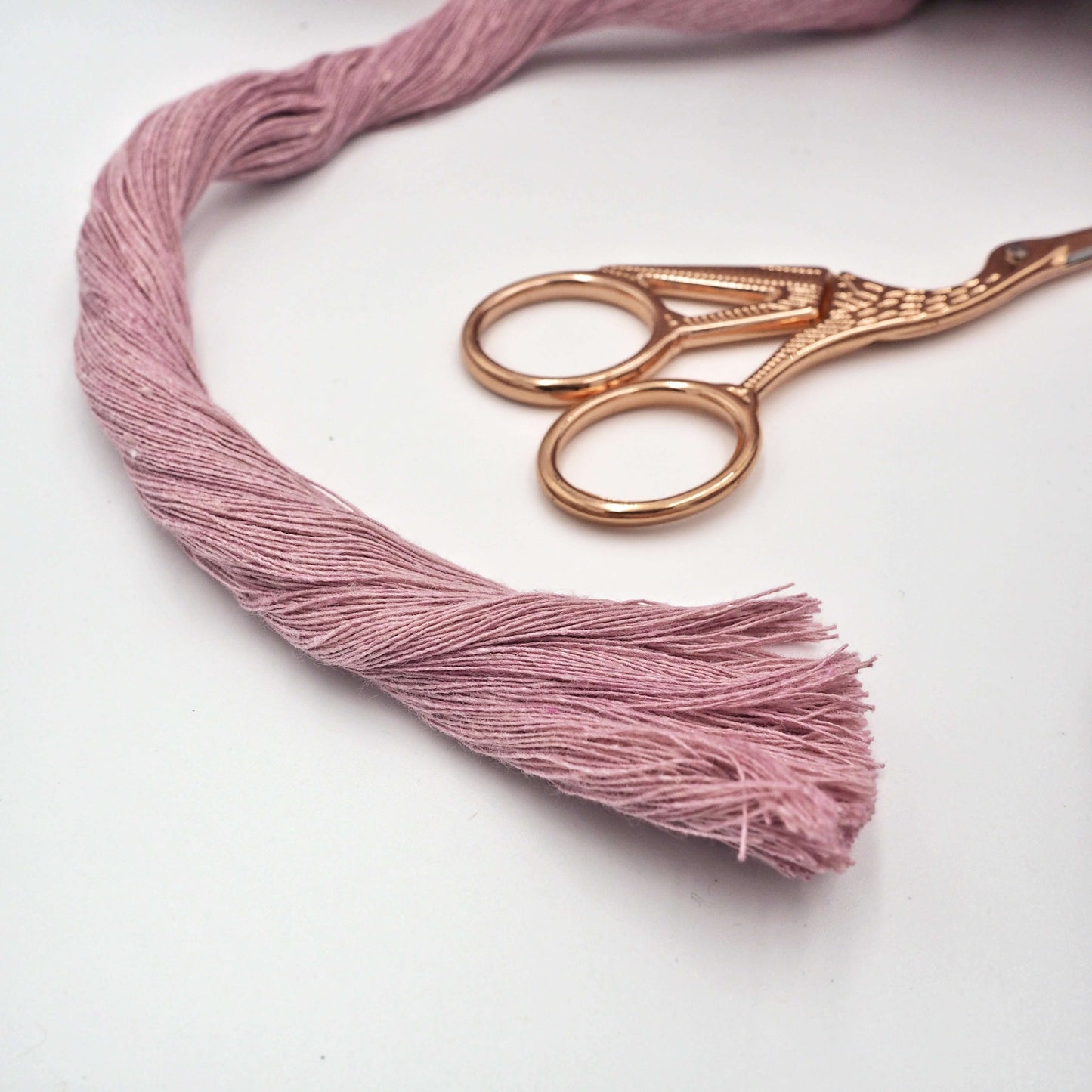 Dusty Rose | 12mm Recycled Cotton String The Joyful Studio