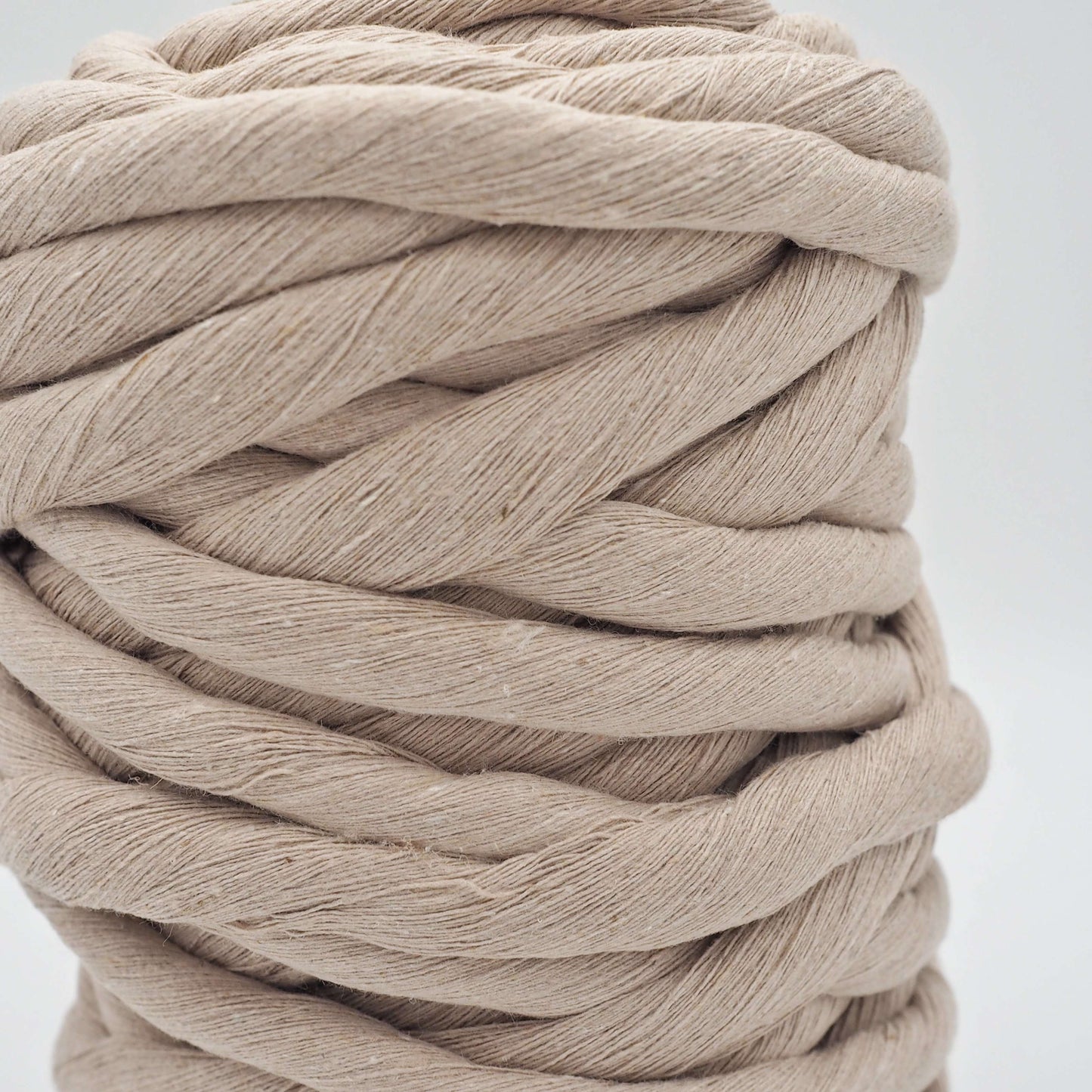 Latte | 12mm Recycled Cotton String The Joyful Studio