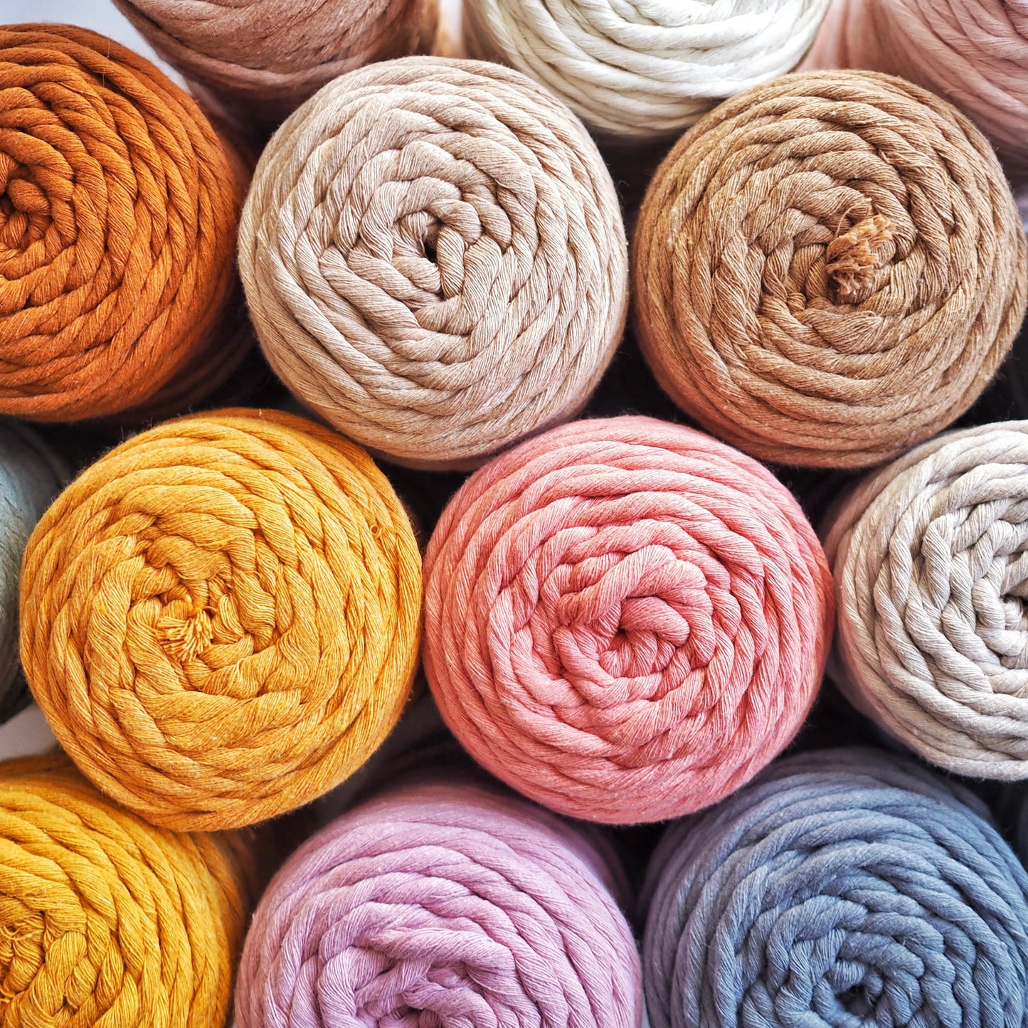 Antique Peach | 5mm Recycled Cotton String The Joyful Studio