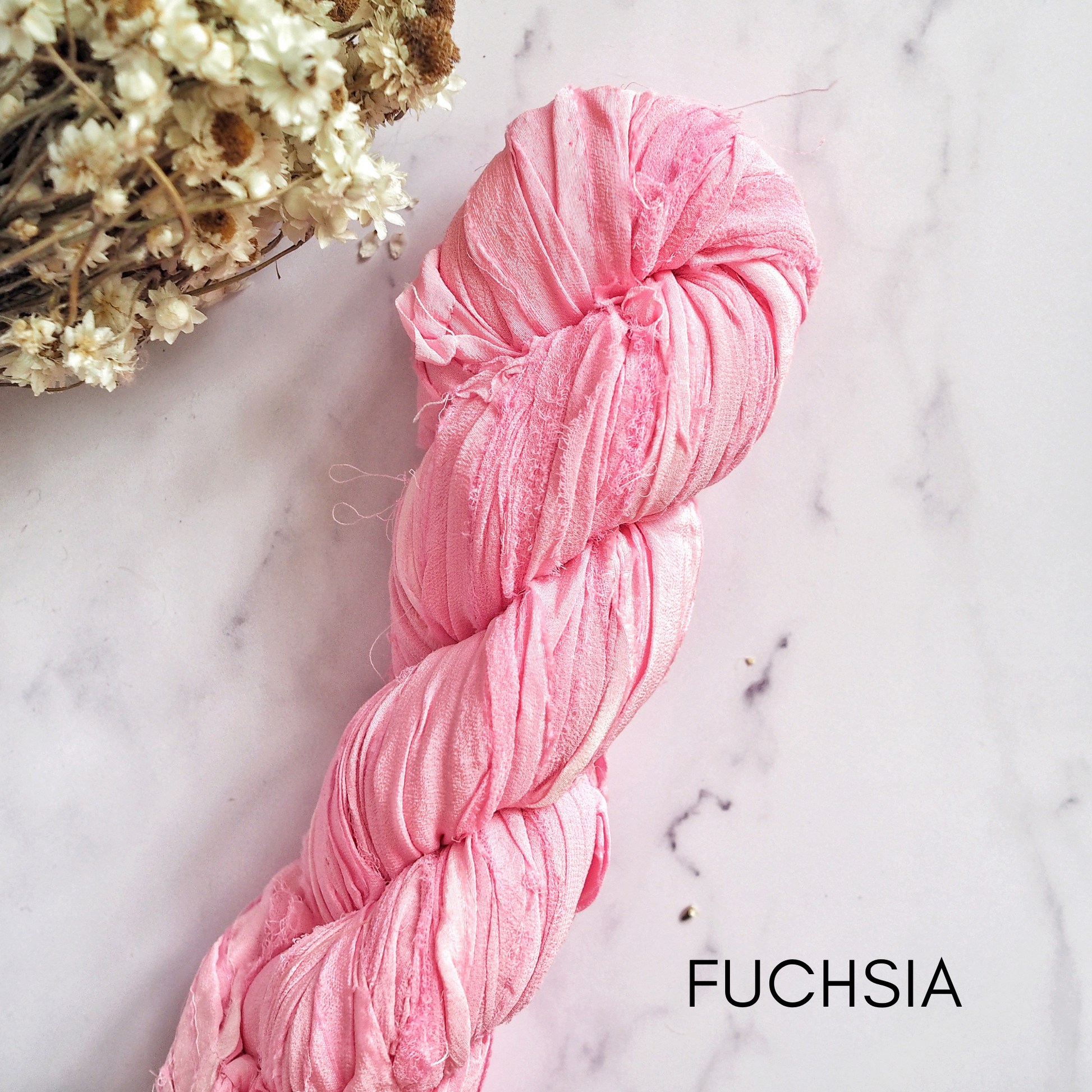 Recycled Silk Chiffon Ribbon The Joyful Studio