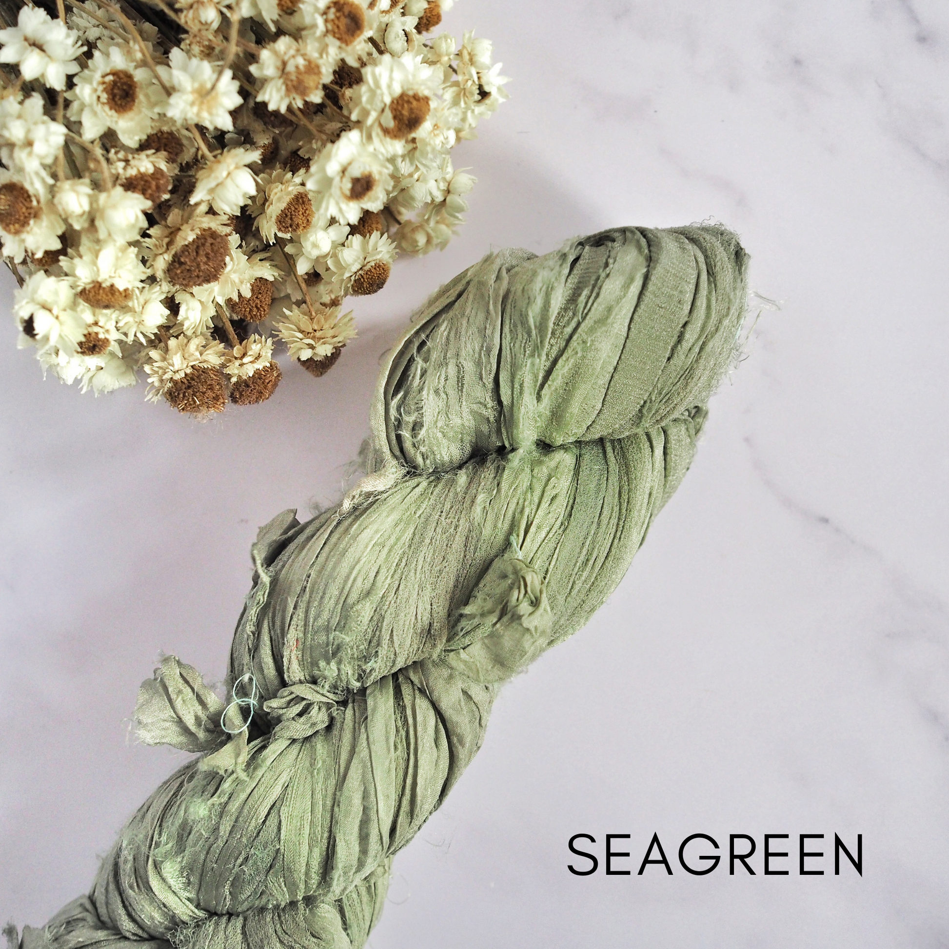 Recycled Silk Chiffon Ribbon The Joyful Studio