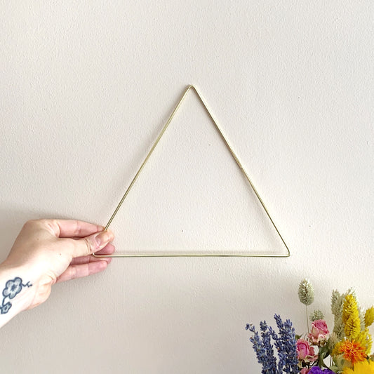 Metal Frame - Triangle 8" The Joyful Studio