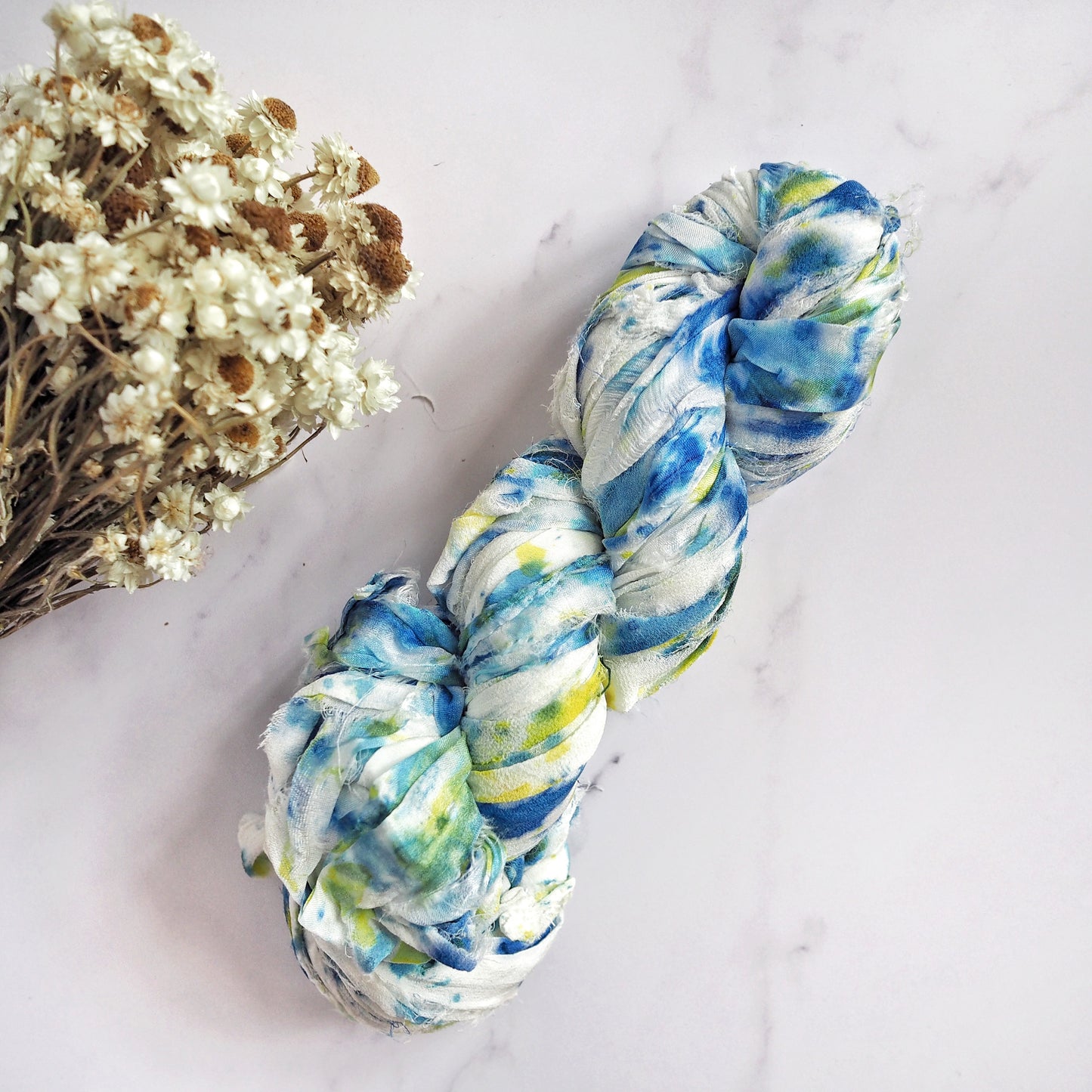 Recycled Chiffon Ribbon - Watercolours The Joyful Studio