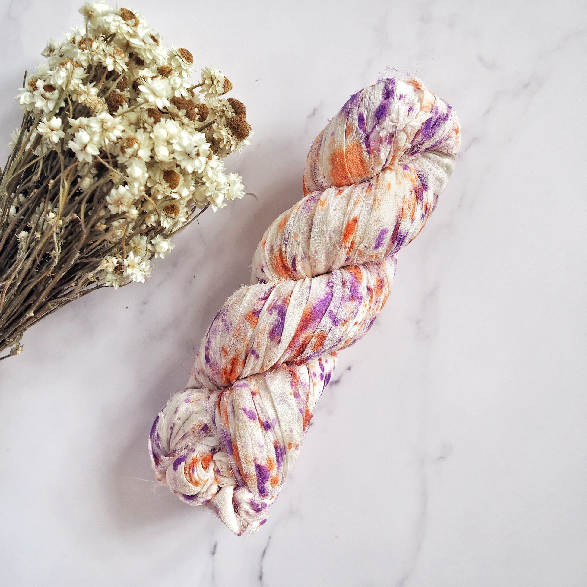Recycled Chiffon Ribbon - Watercolours The Joyful Studio