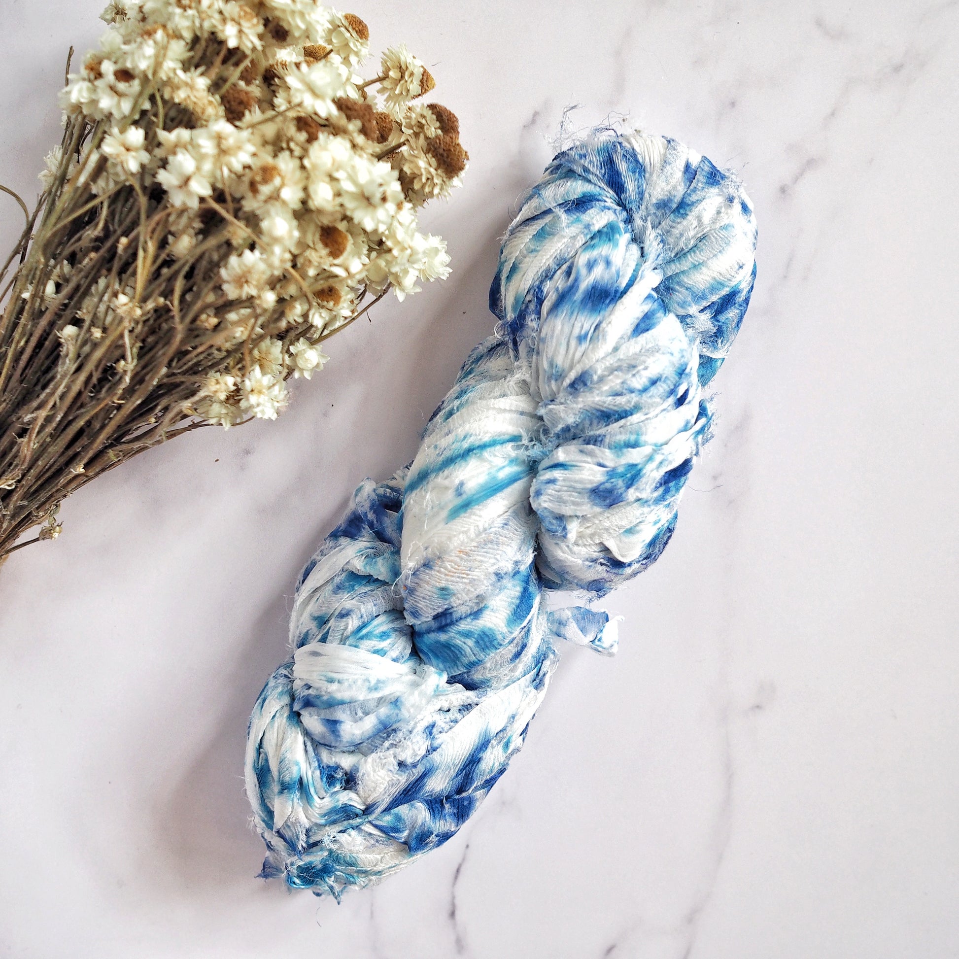 Recycled Chiffon Ribbon - Watercolours The Joyful Studio