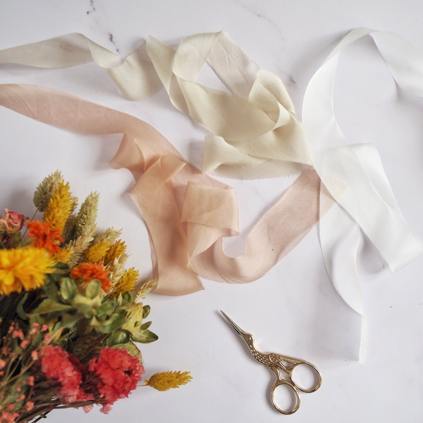 Silk Chiffon Ribbon (by the meter) The Joyful Studio