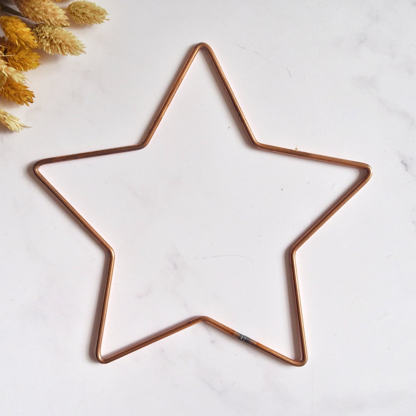 Copper Metal Star Frame The Joyful Studio