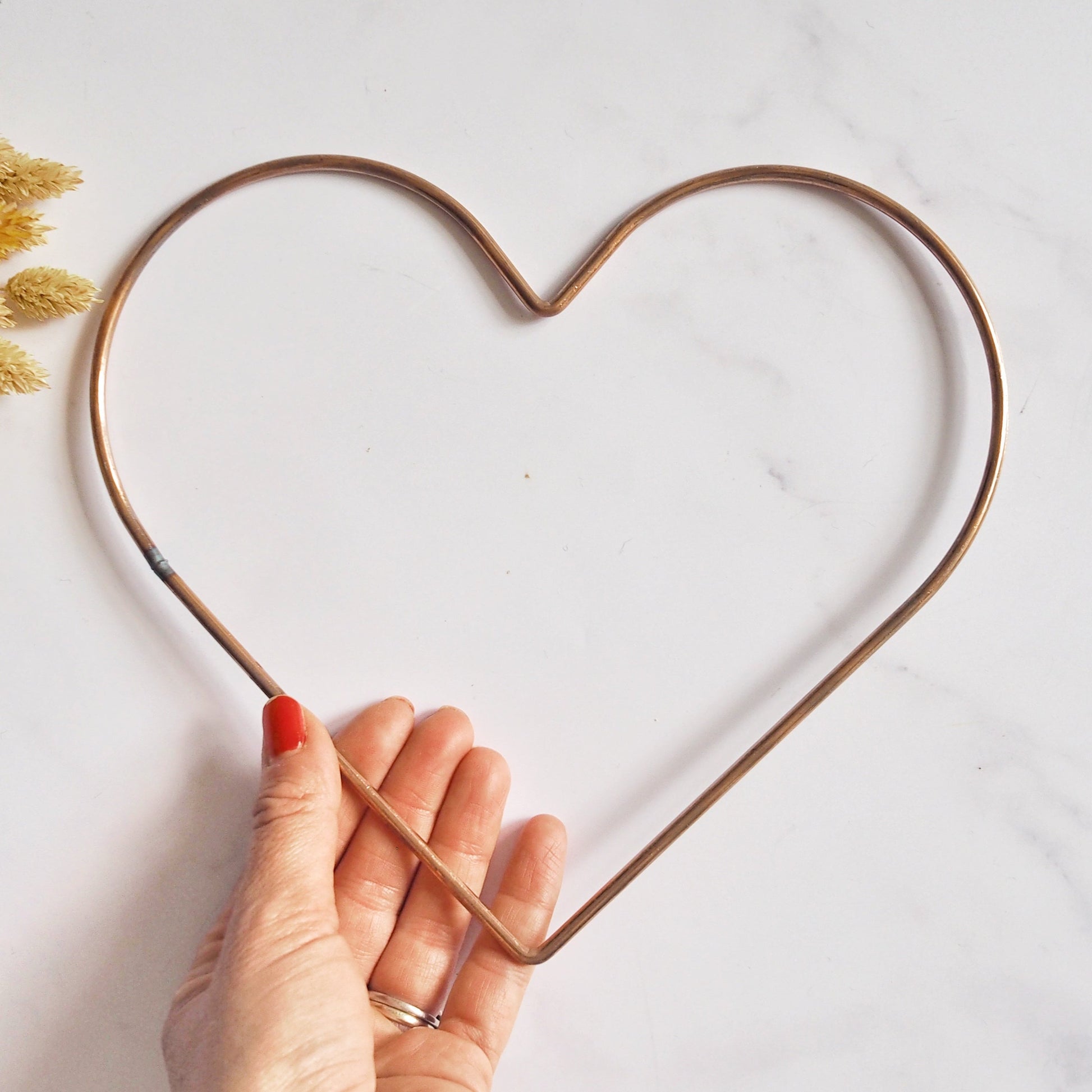Copper Metal Heart Frame - 2 Sizes The Joyful Studio