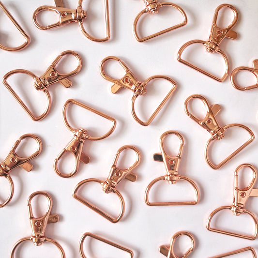 D Ring Swivel Lobster Clasp The Joyful Studio