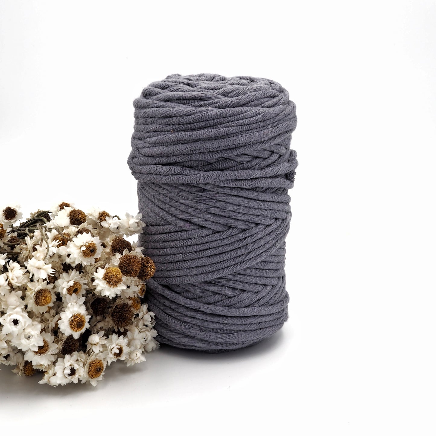 Pewter | 5mm Recycled Cotton String The Joyful Studio