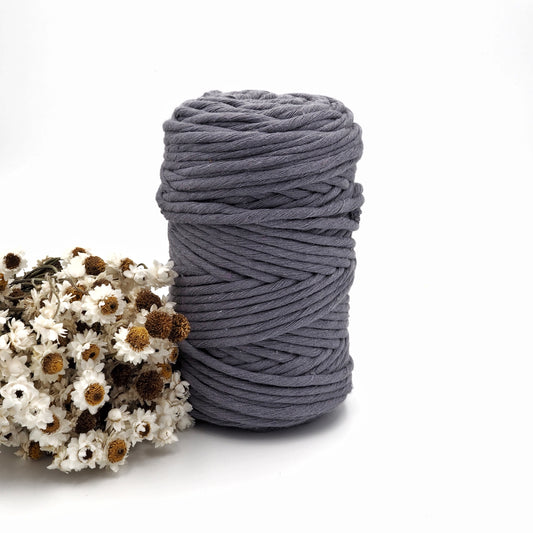 Pewter | 5mm Recycled Cotton String The Joyful Studio