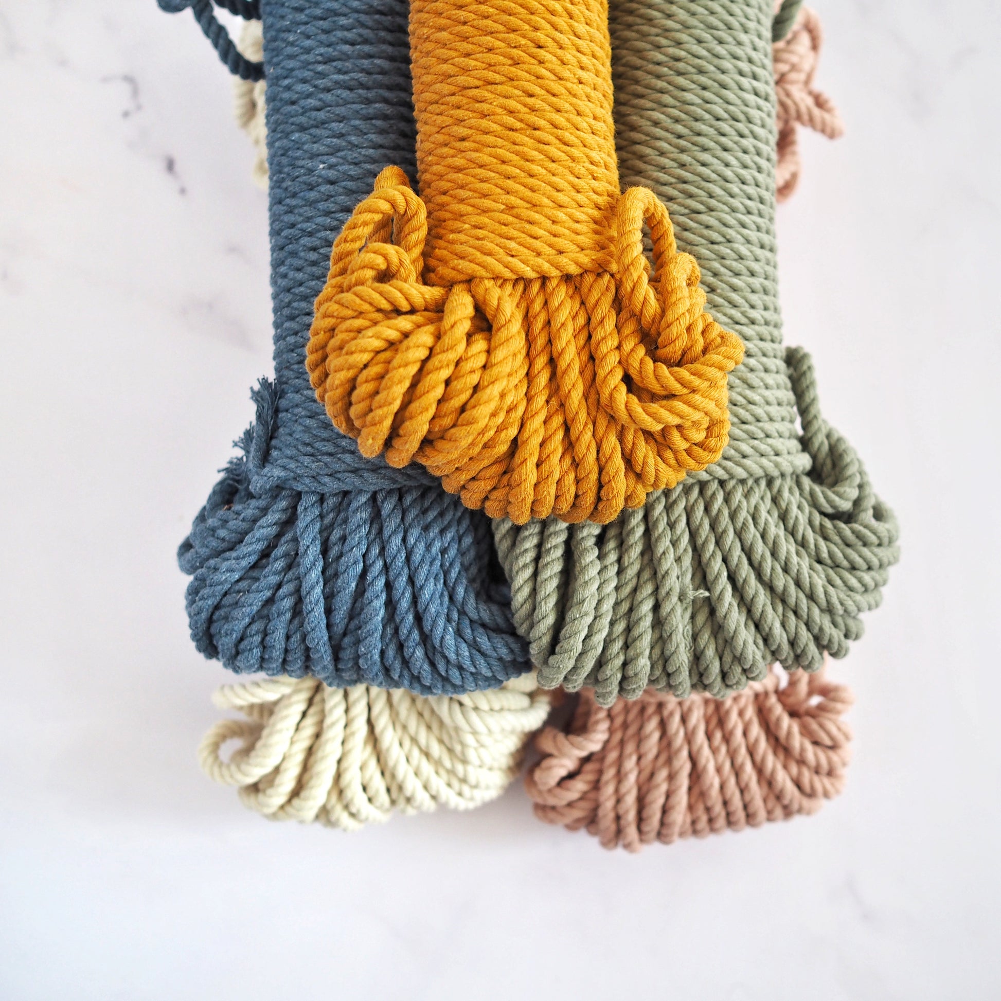 5mm Recycled Cotton Twisted Rope The Joyful Studio