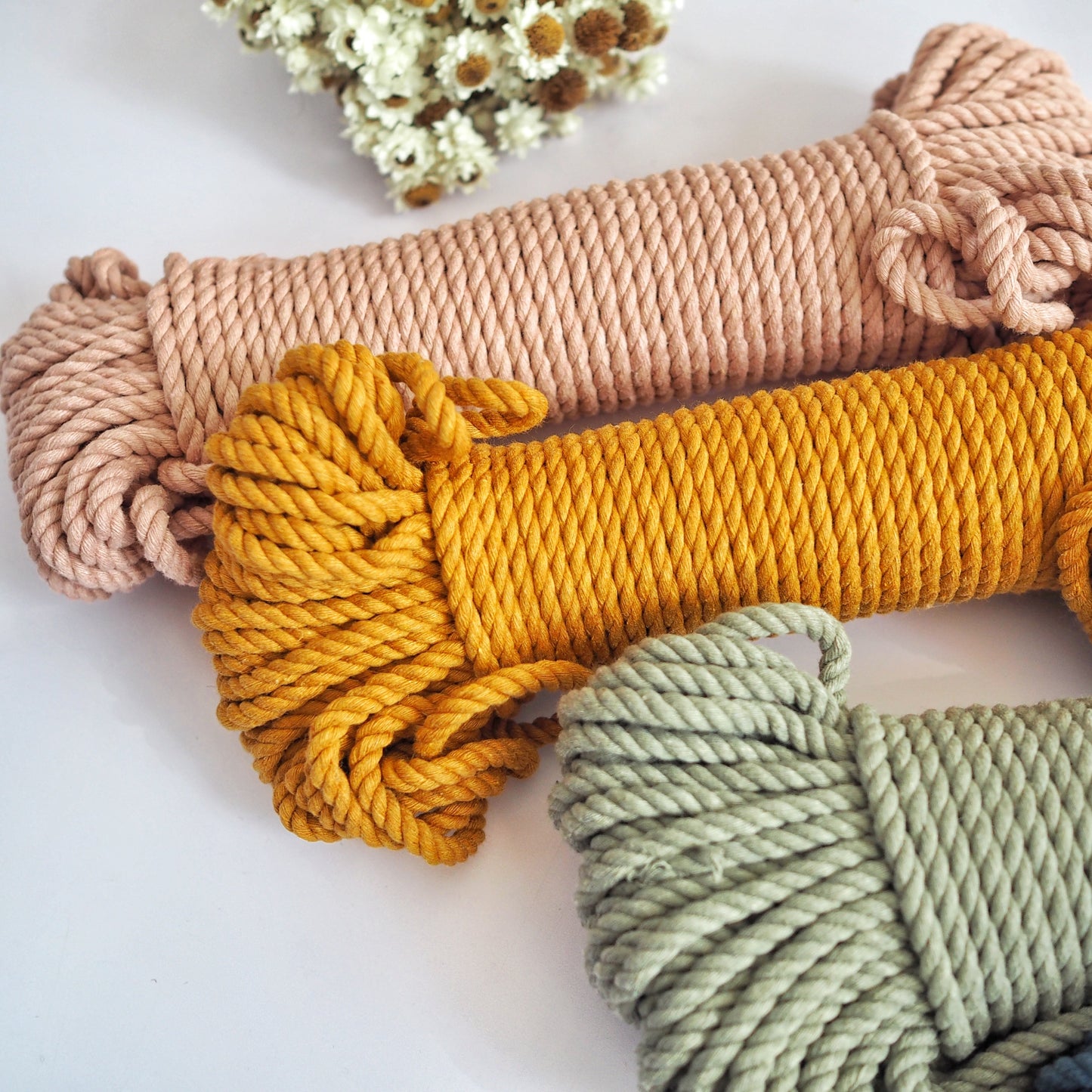 5mm Recycled Cotton Twisted Rope The Joyful Studio