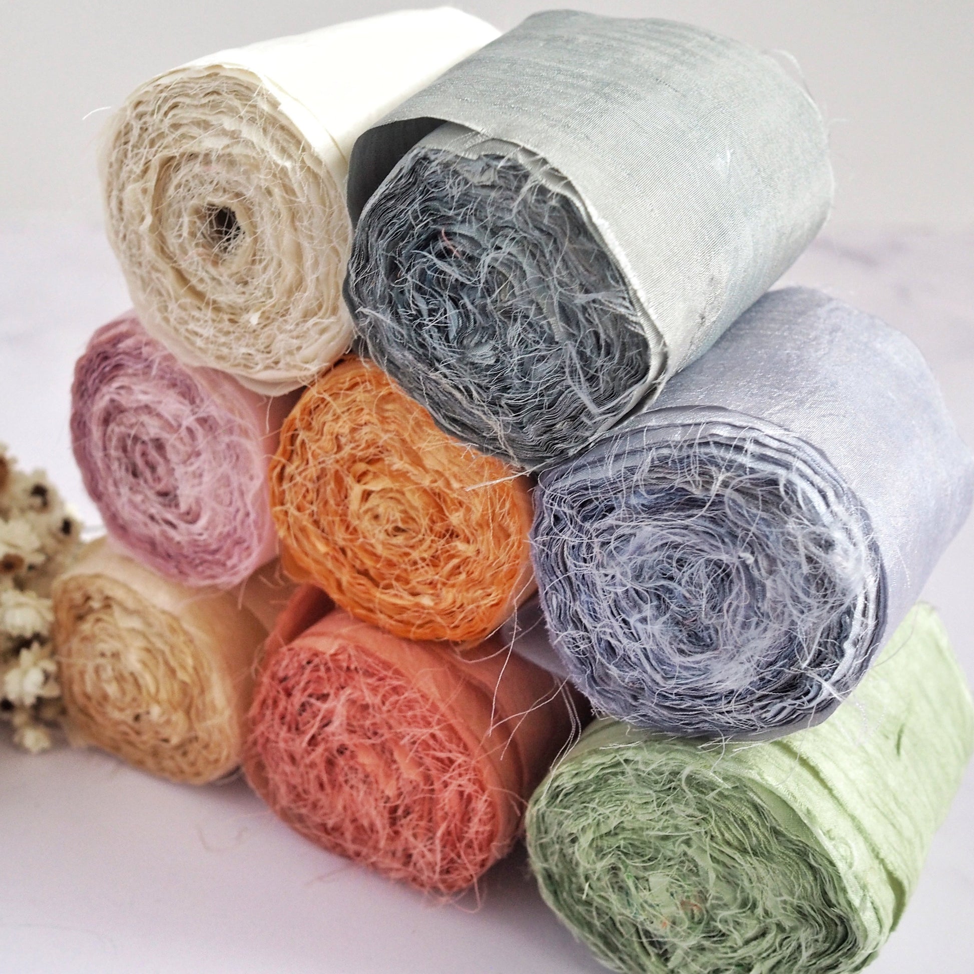 Sari Silk Ribbon Rolls The Joyful Studio