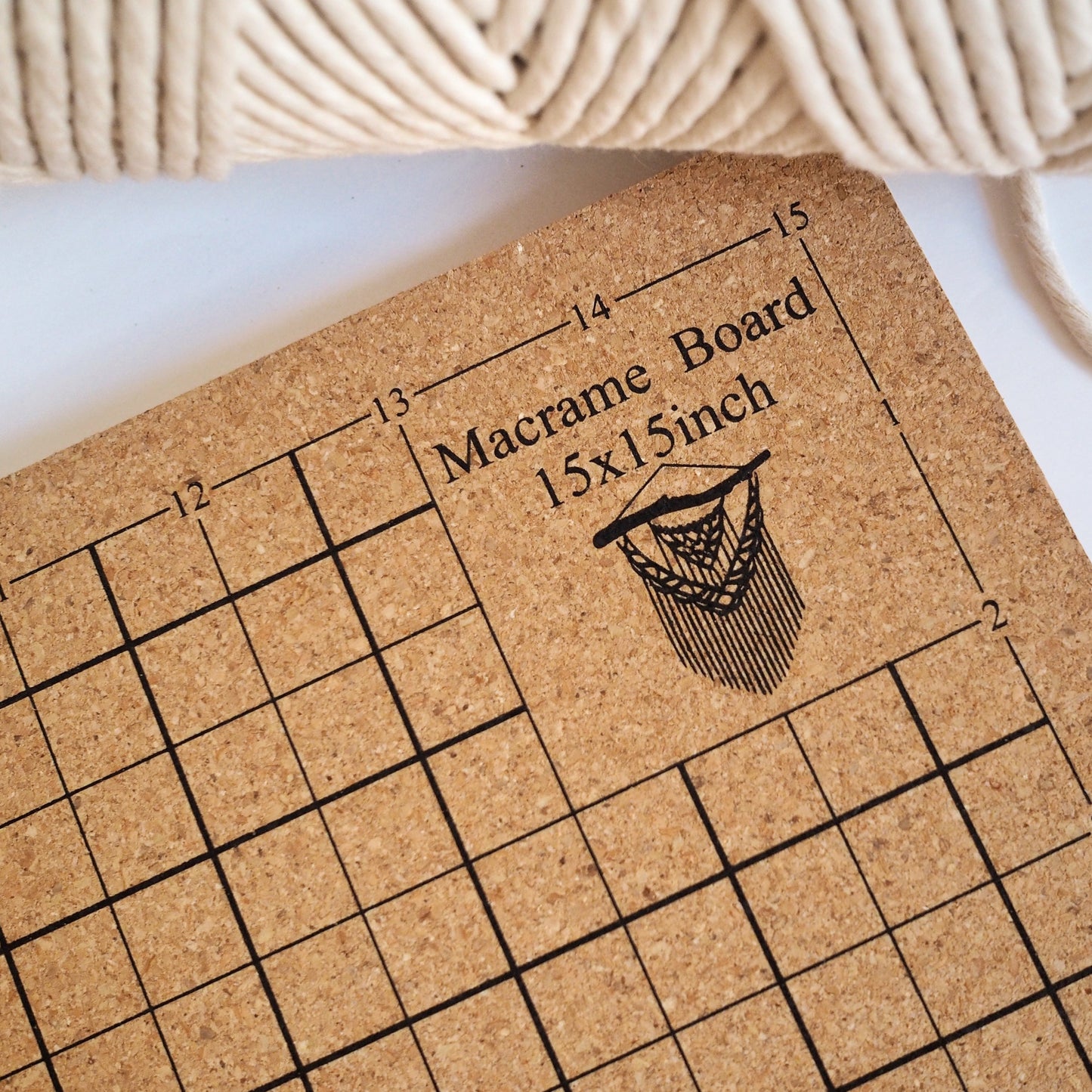 Macrame Cork Boards | 3 sizes The Joyful Studio