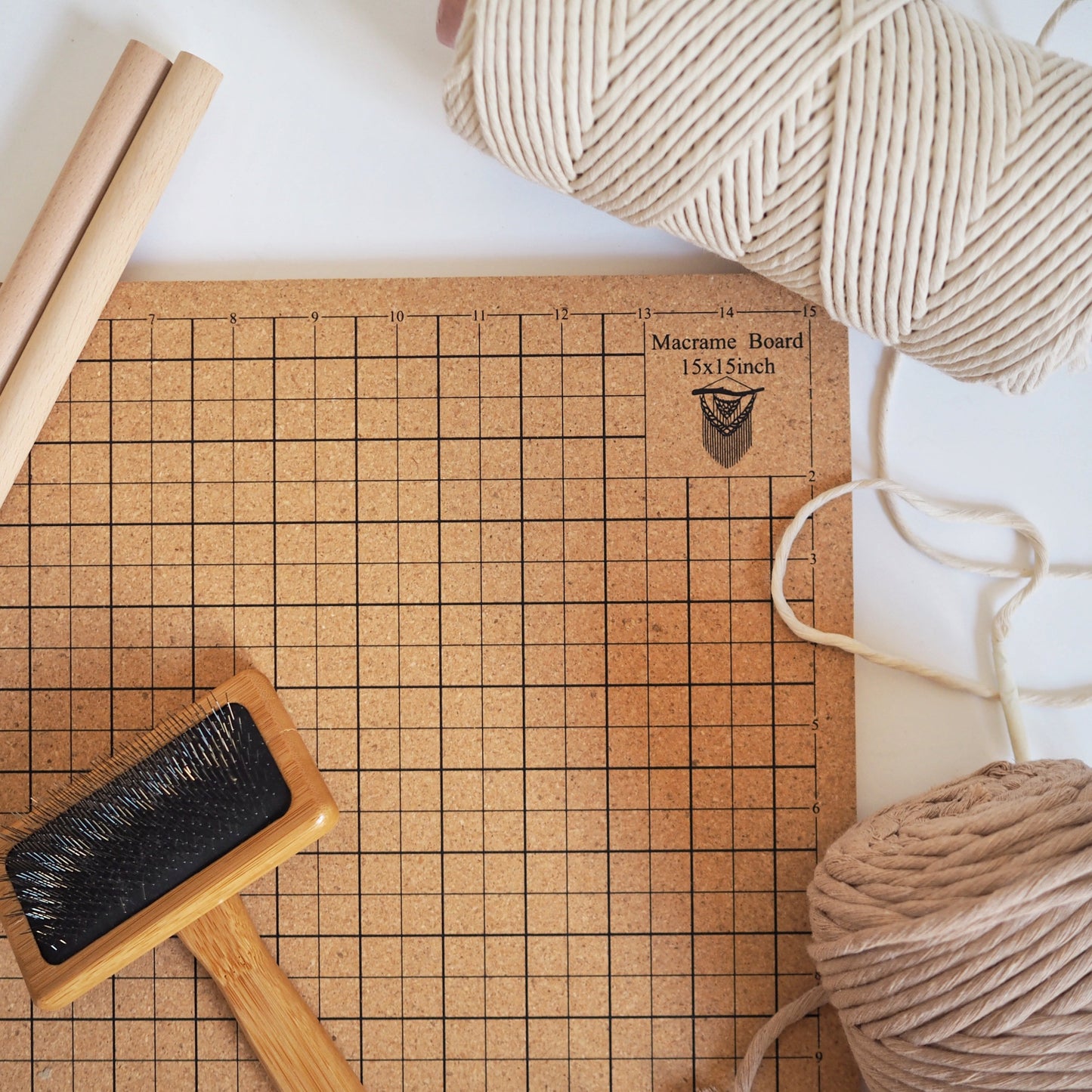 Macrame Cork Boards | 3 sizes The Joyful Studio