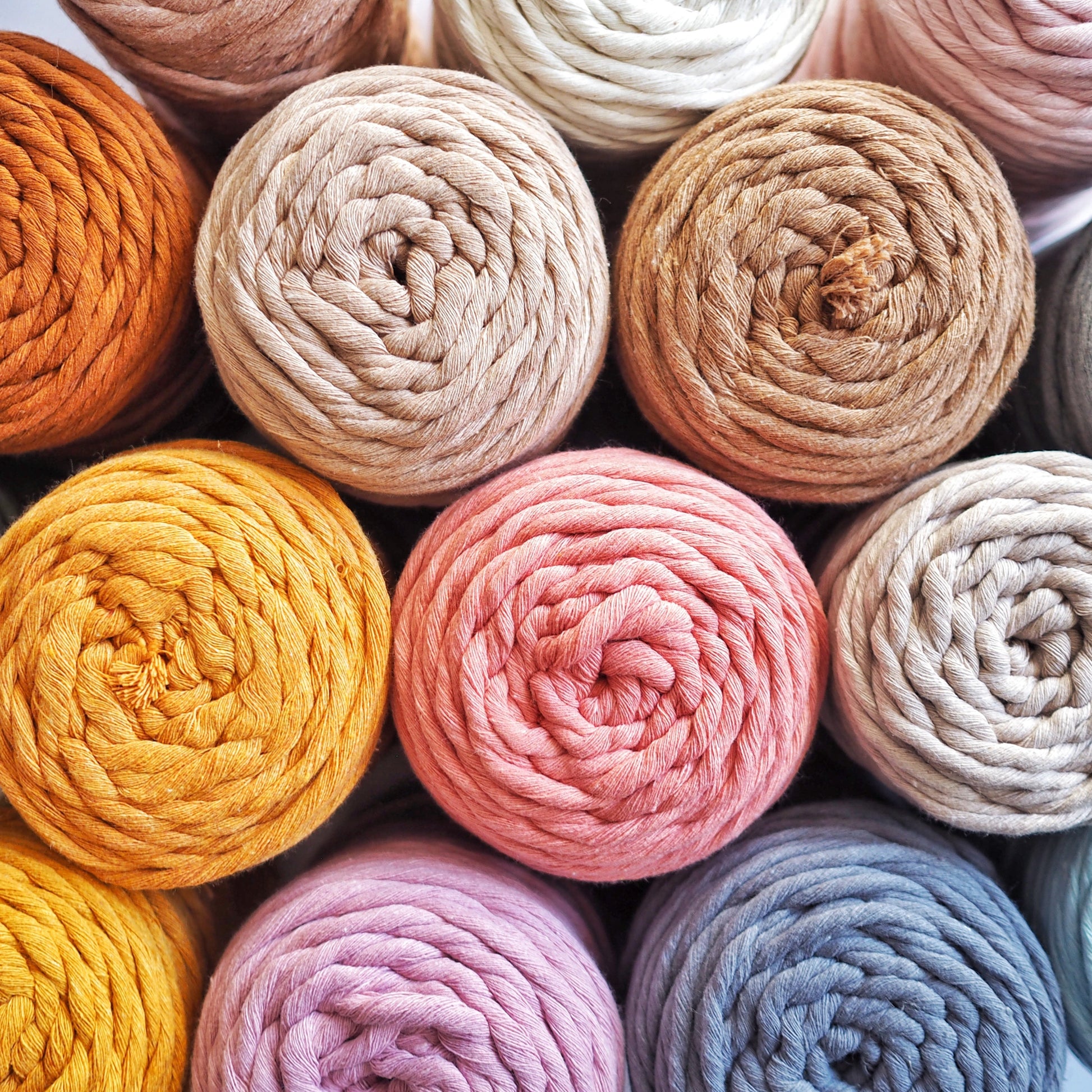 Oat | 5mm Recycled Cotton String The Joyful Studio