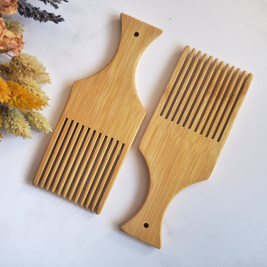 High Quality Bamboo Weaving Comb The Joyful Studio