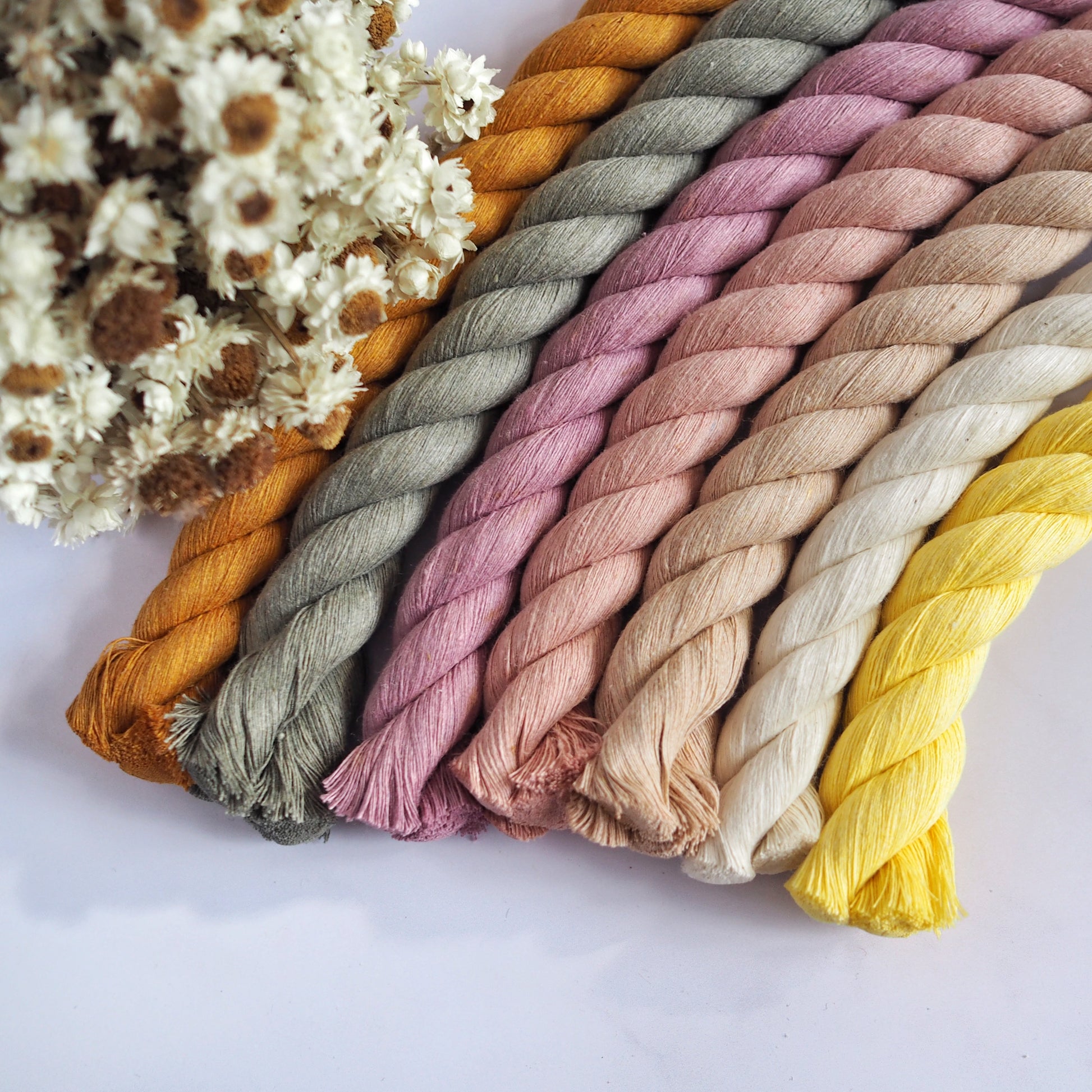 20mm Twisted Jumbo Cotton Rope The Joyful Studio