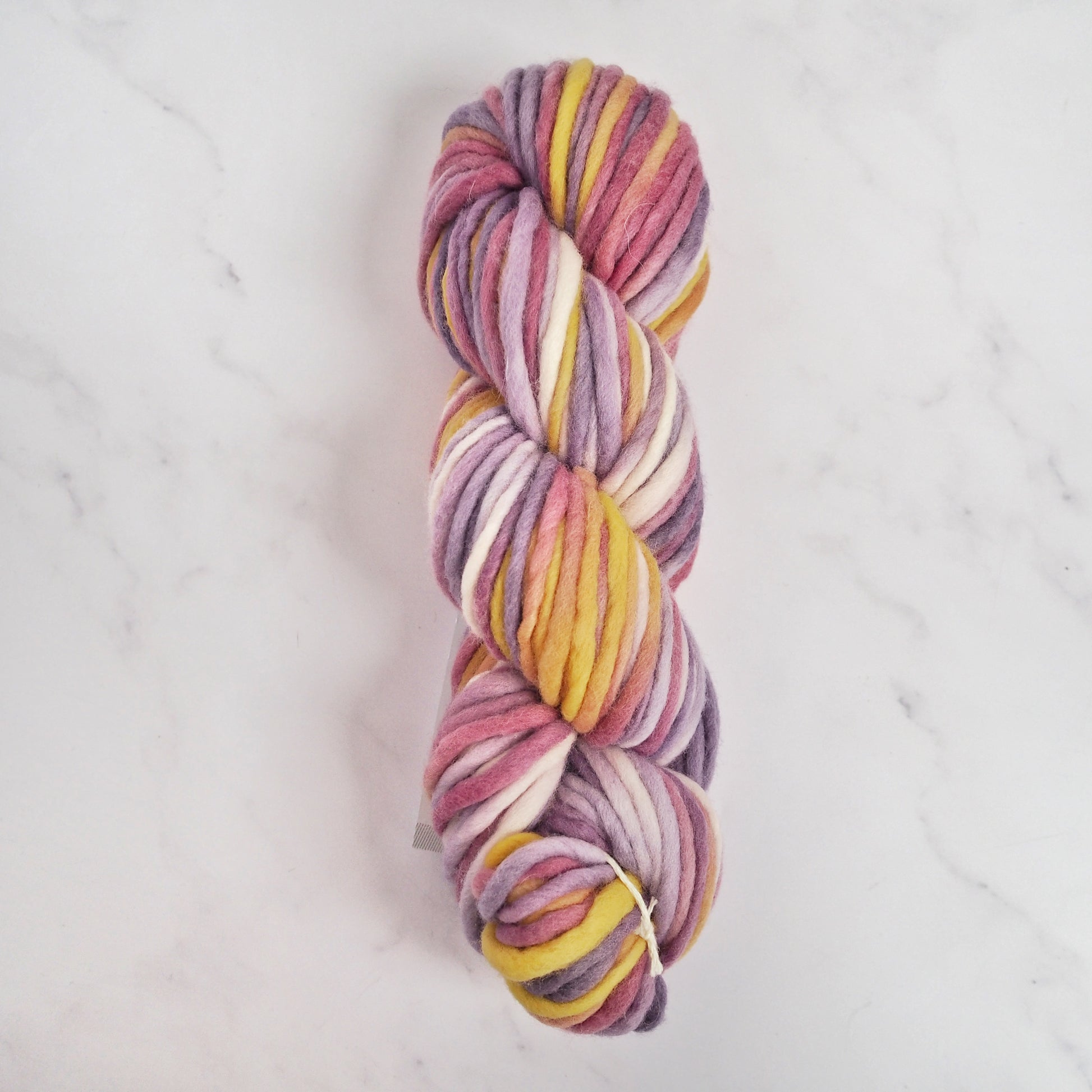 Marbled Art Yarn - Handspun Fine Peruvian Junin Wool The Joyful Studio