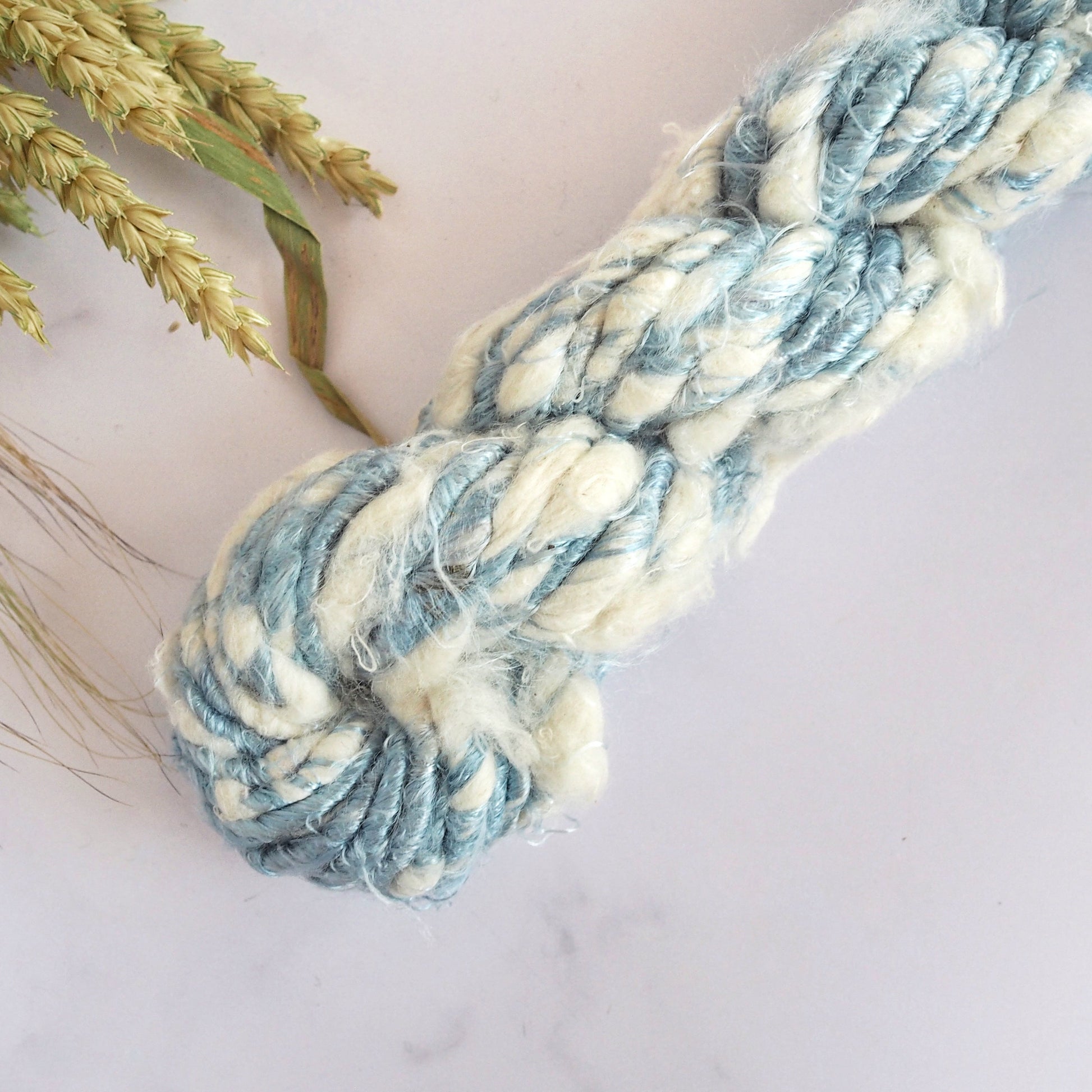 Recycled White Cotton Banana Mix Yarn The Joyful Studio