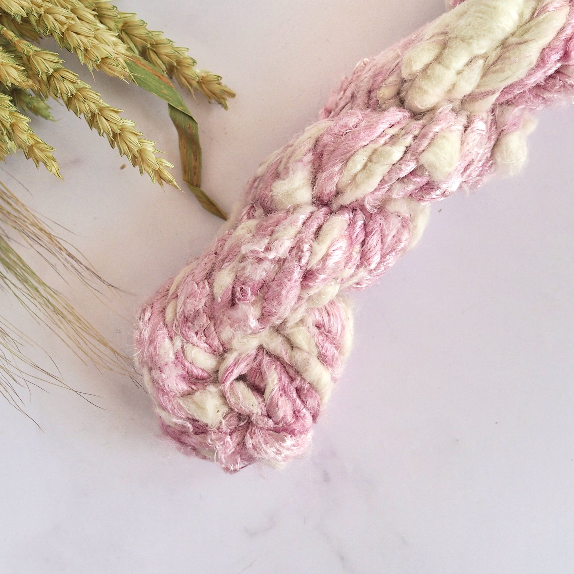 Recycled White Cotton Banana Mix Yarn The Joyful Studio