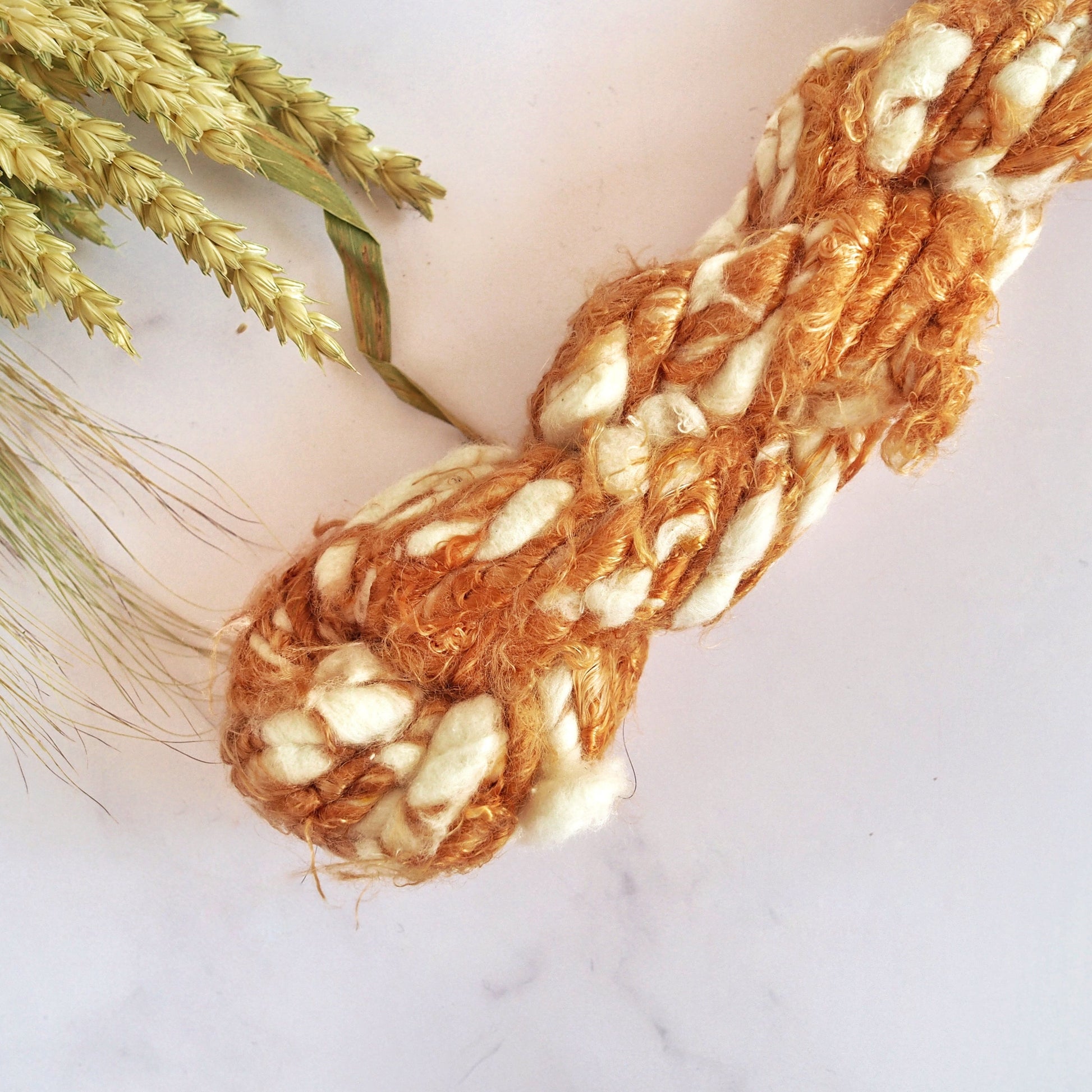 Recycled White Cotton Banana Mix Yarn The Joyful Studio