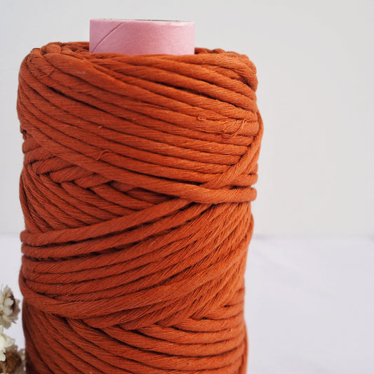 Rust | 5mm Recycled Cotton String The Joyful Studio