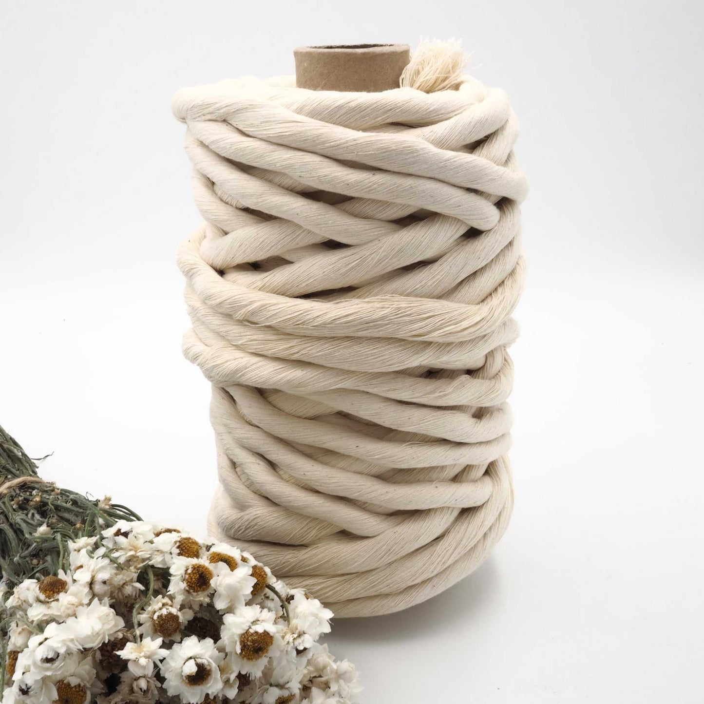 Natural | 12mm Recycled Cotton String The Joyful Studio