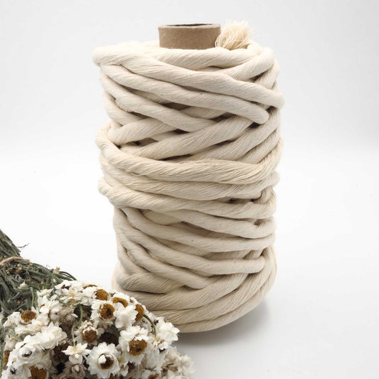 Natural | 12mm Recycled Cotton String The Joyful Studio