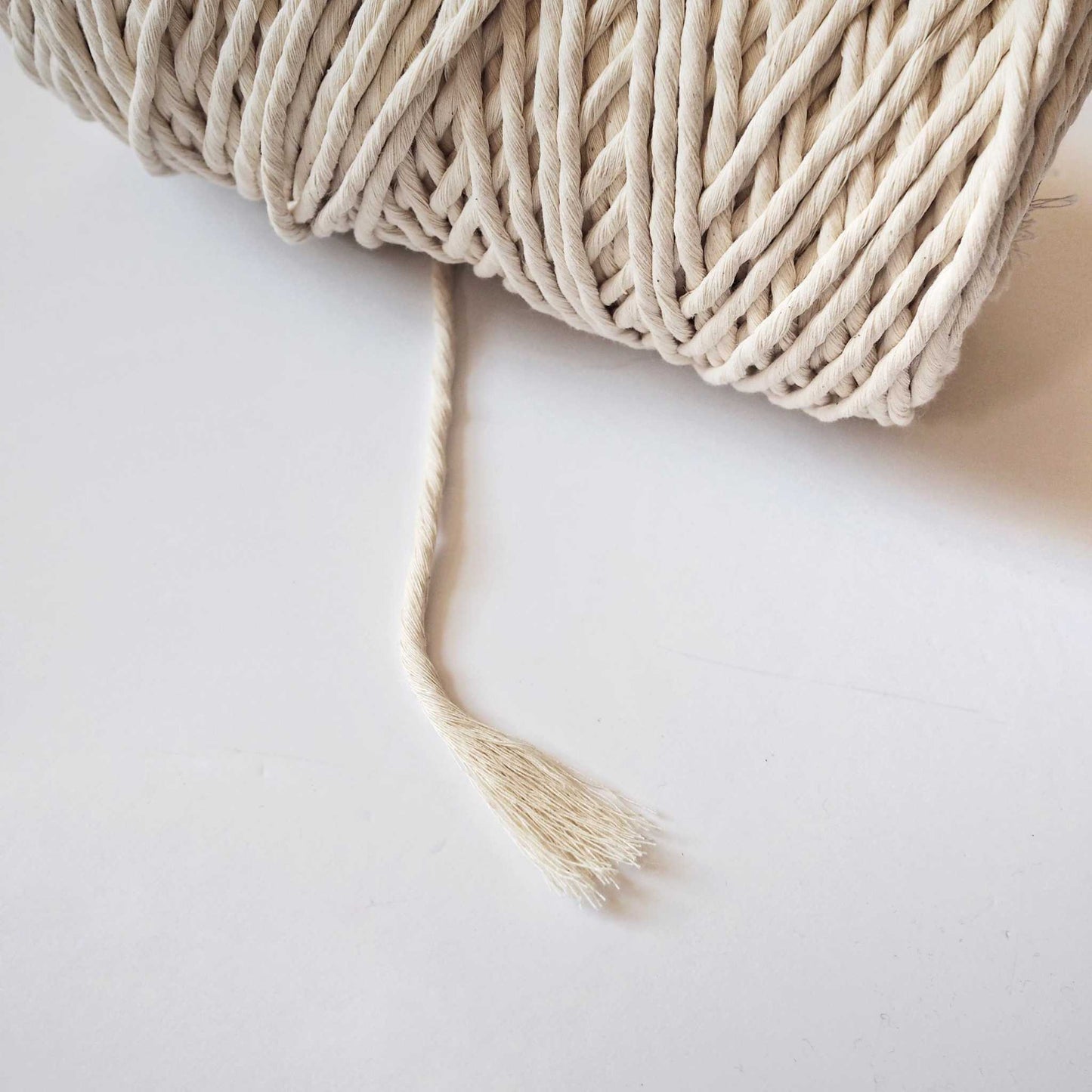 Natural | 5mm Recycled Cotton String The Joyful Studio