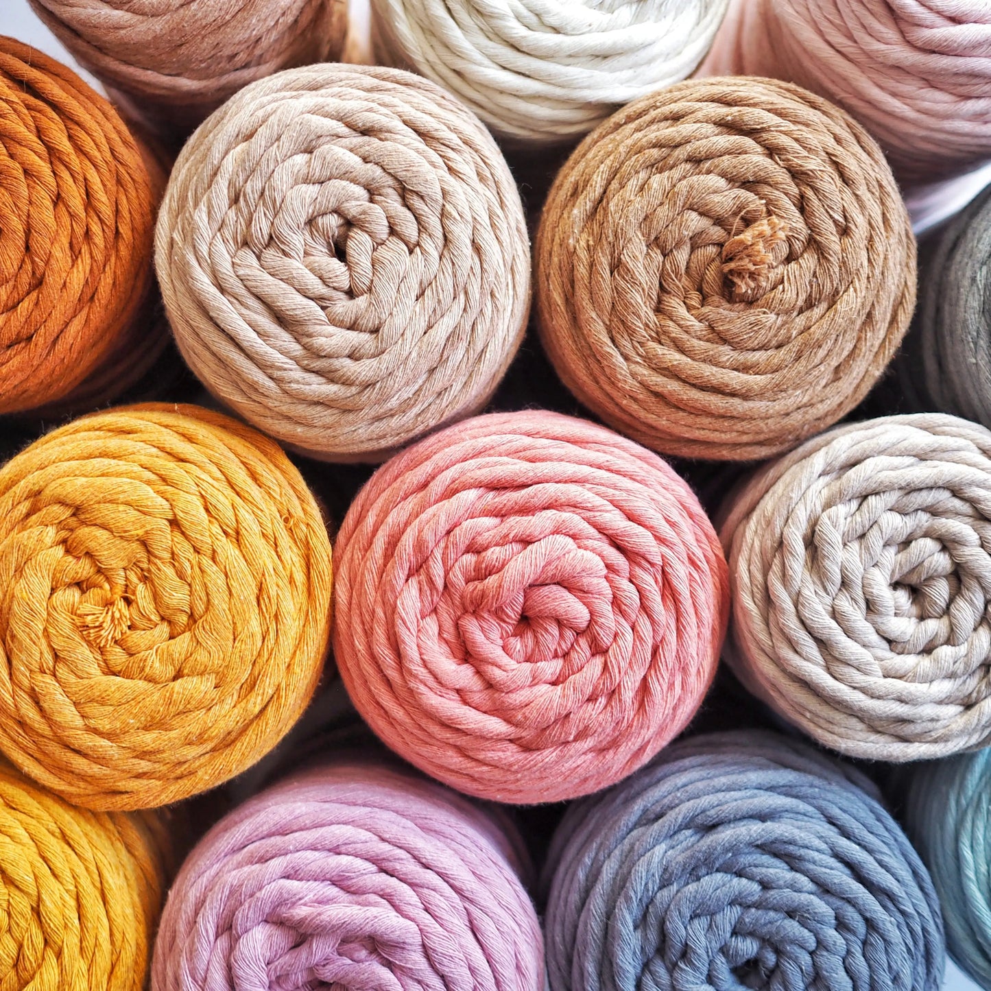 Natural | 5mm Recycled Cotton String The Joyful Studio