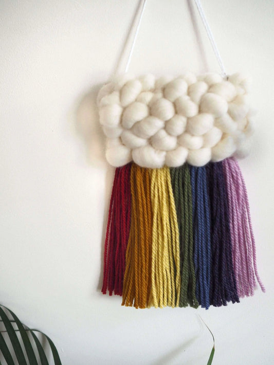 Rainbow Cloud Weave 7" x 12" The Joyful Studio