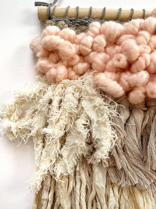 Handmade Core Spun Textured Wall Hanging The Joyful Studio