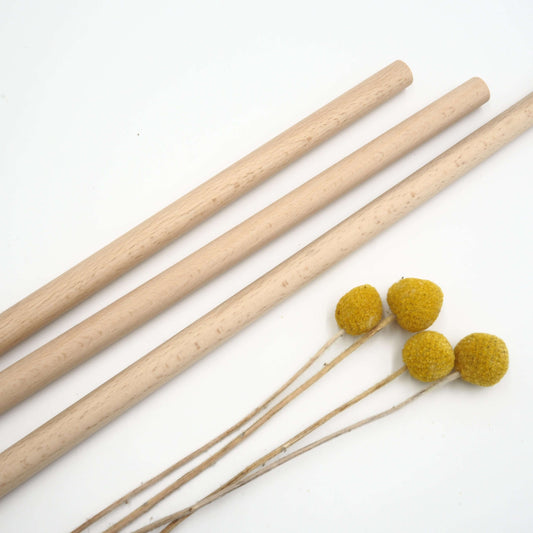 Wooden Dowels (3 sizes available) The Joyful Studio