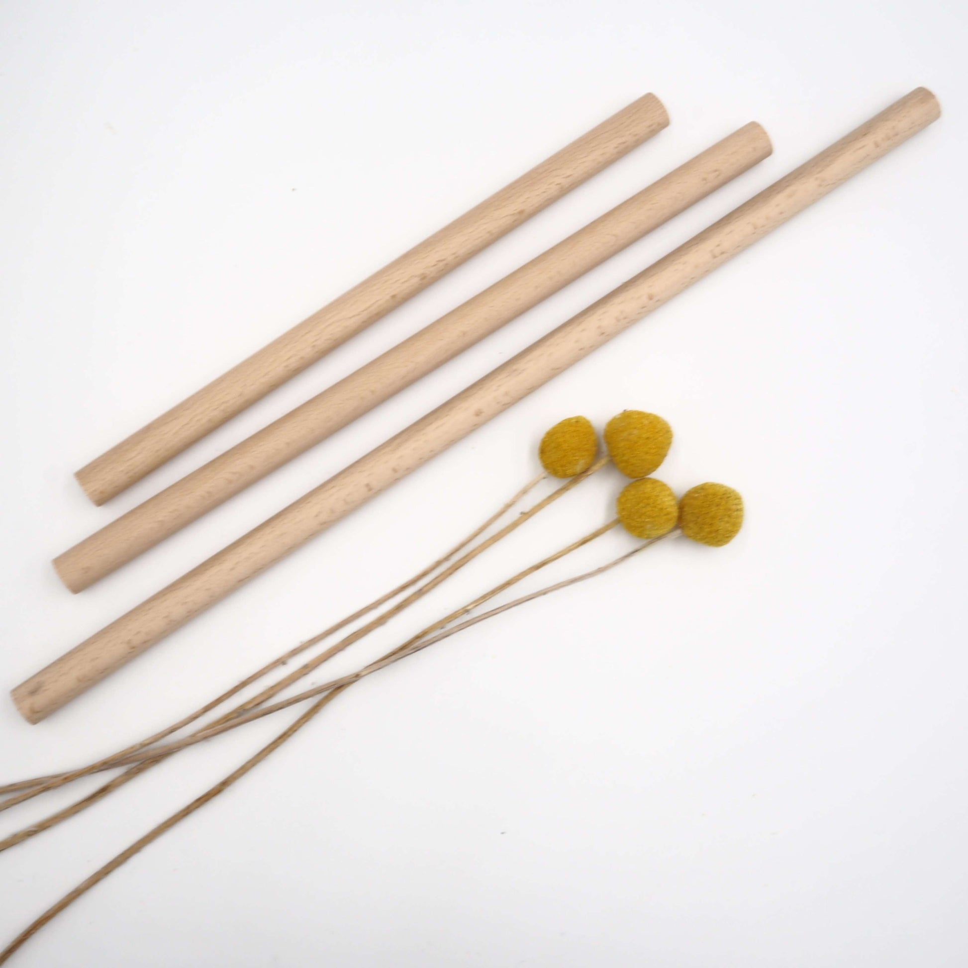 Wooden Dowels (3 sizes available) The Joyful Studio
