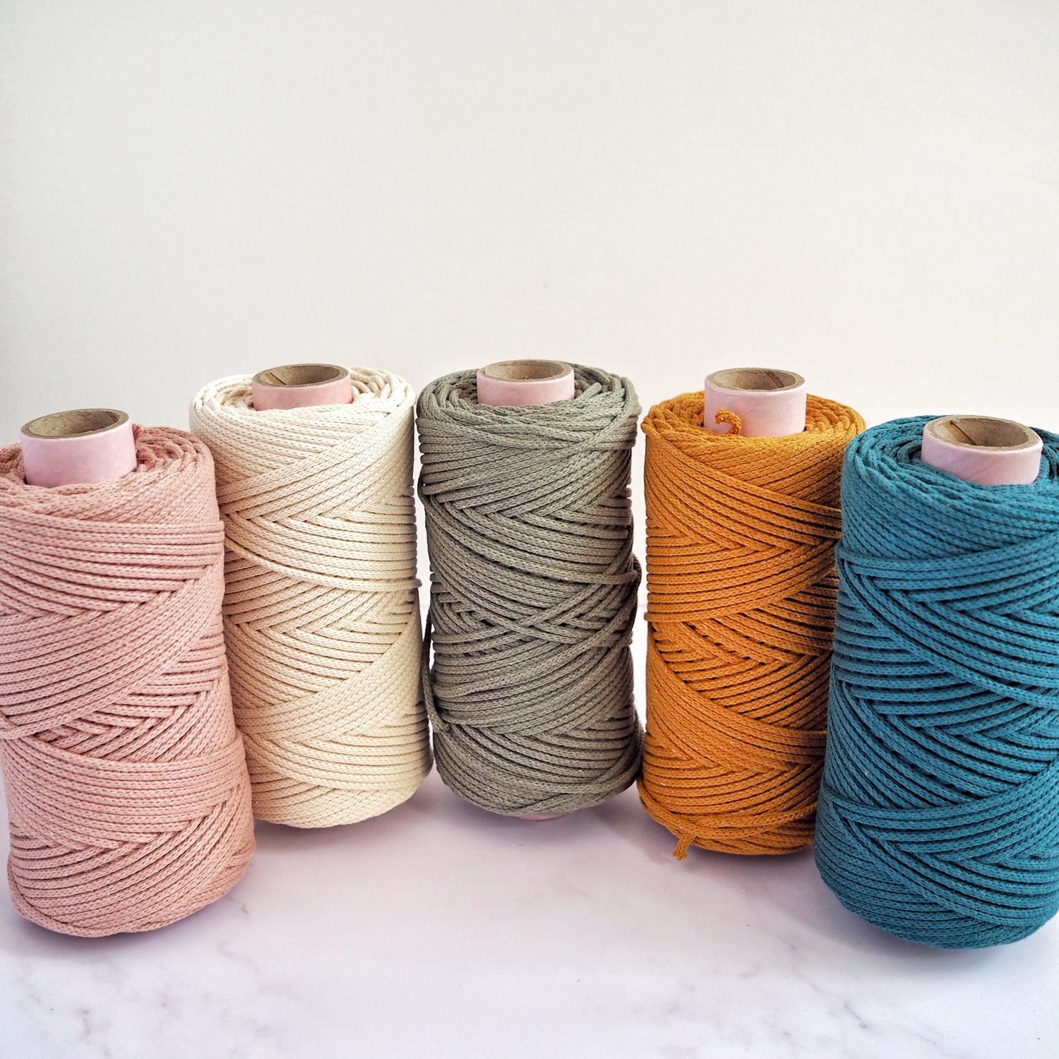 3mm Braided Cotton Cord. The Joyful Studio