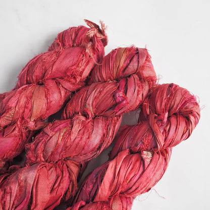 Recycled Sari Silk Ribbon The Joyful Studio