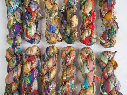 Recycled Sari Silk Border Ribbon The Joyful Studio