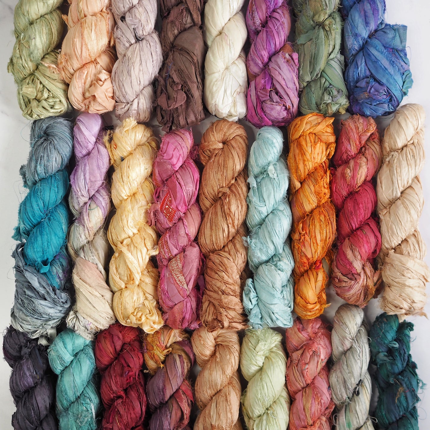 Recycled Sari Silk Ribbon The Joyful Studio