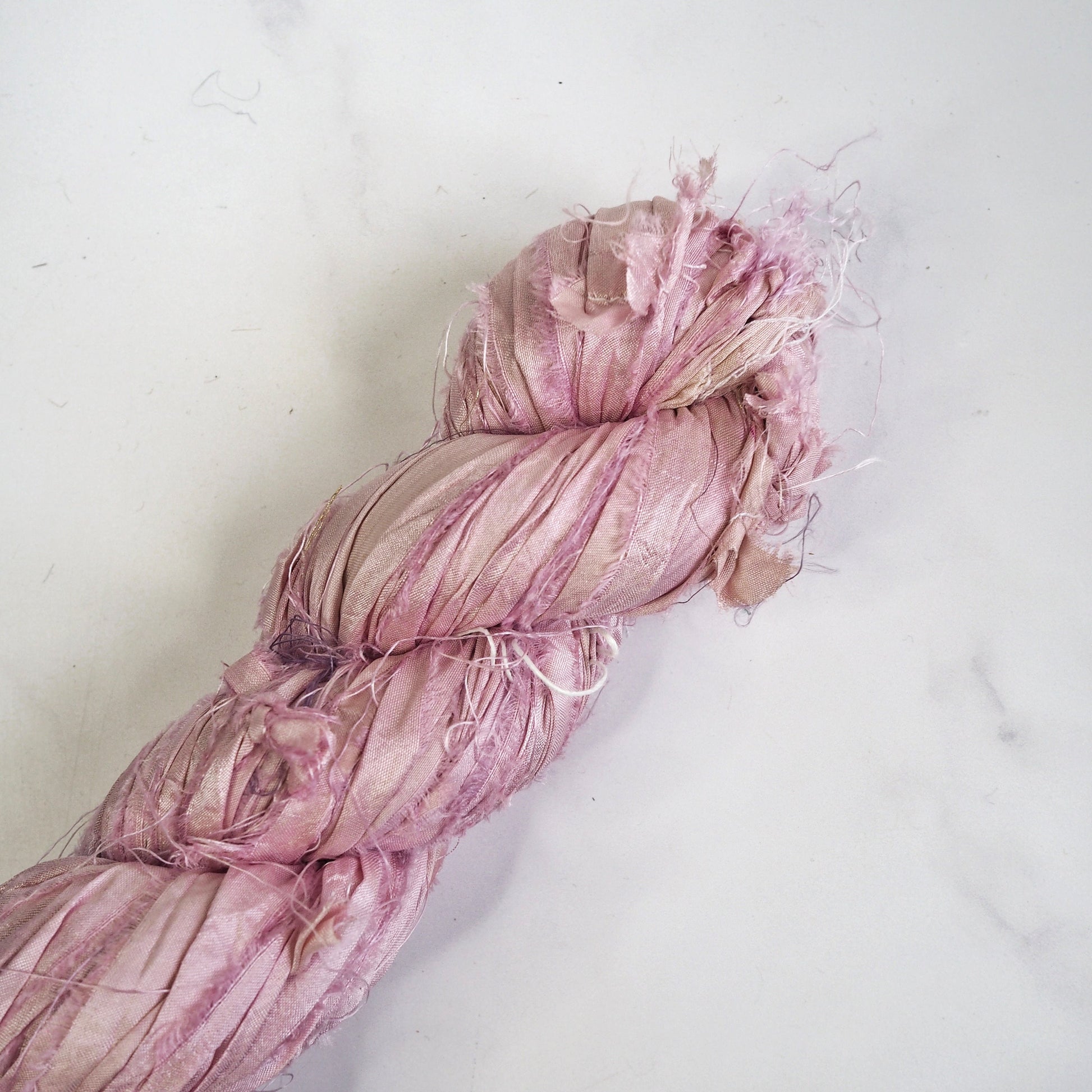 Lilac Recycled Sari Silk Ribbon The Joyful Studio